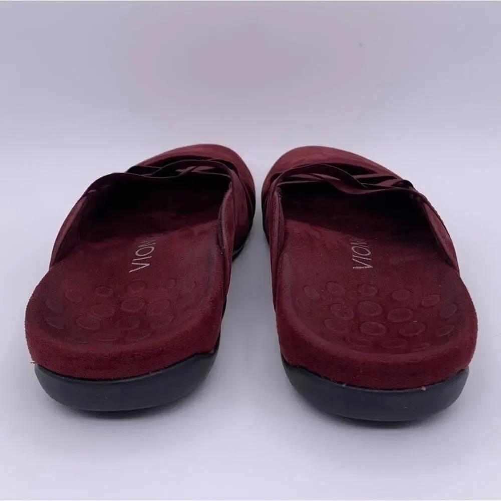 Vionic Claire Suede Slip On Mules Casual Flat Women Shoes - Size: 6 - Picture 3 of 14
